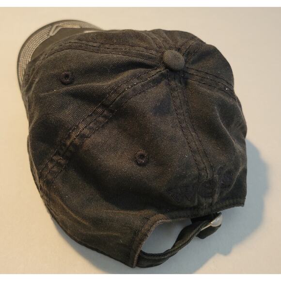 CALLAWAY Black Baseball Cap Raised Embroidered Logo Adjustable Strap WEIS - Picture 3 of 11